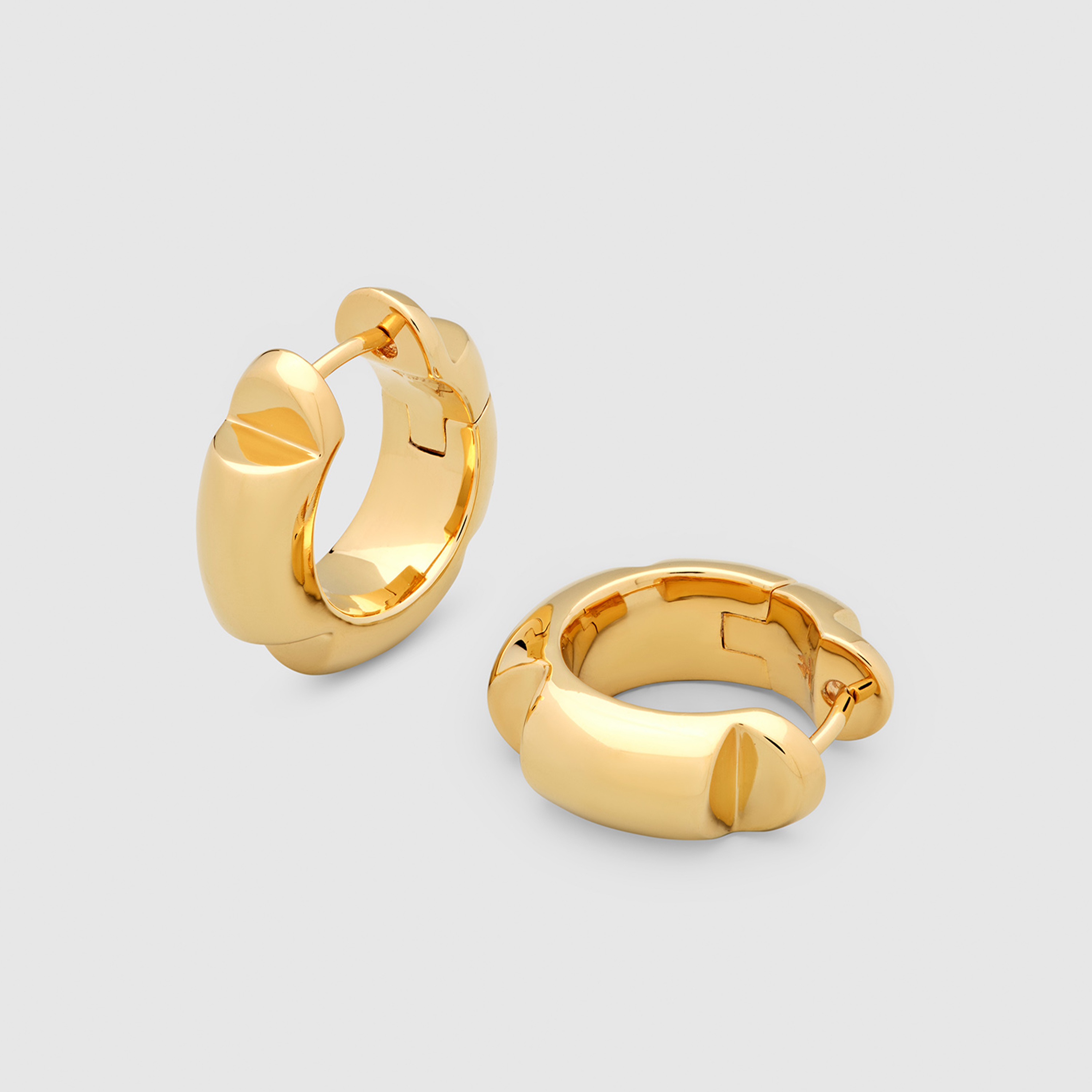 Tom Wood - Øreringer, Kimberlitt Hoops gold | David-Andersen
