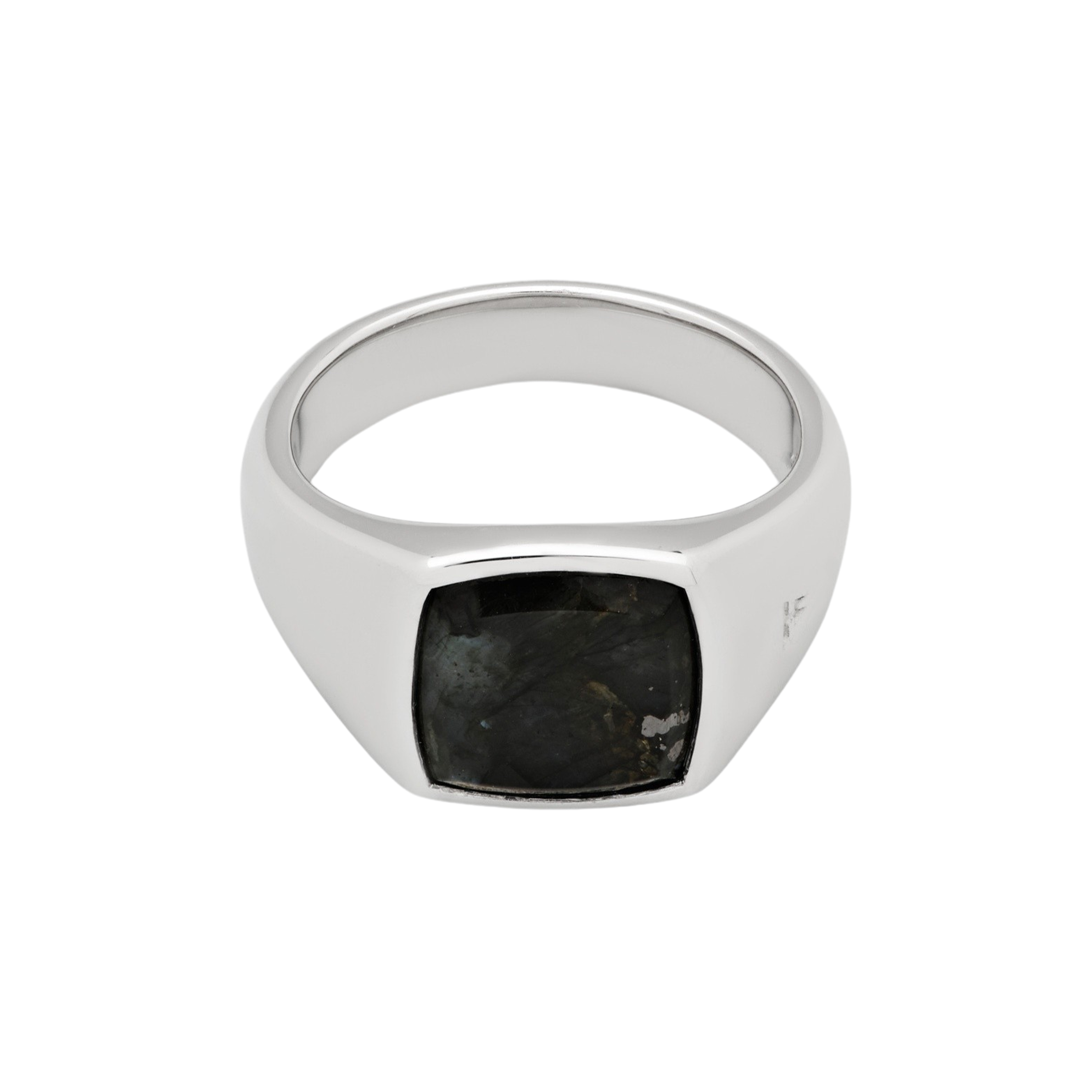 Ring Kay black larvikite | sølv | Tom Wood | David-Andersen