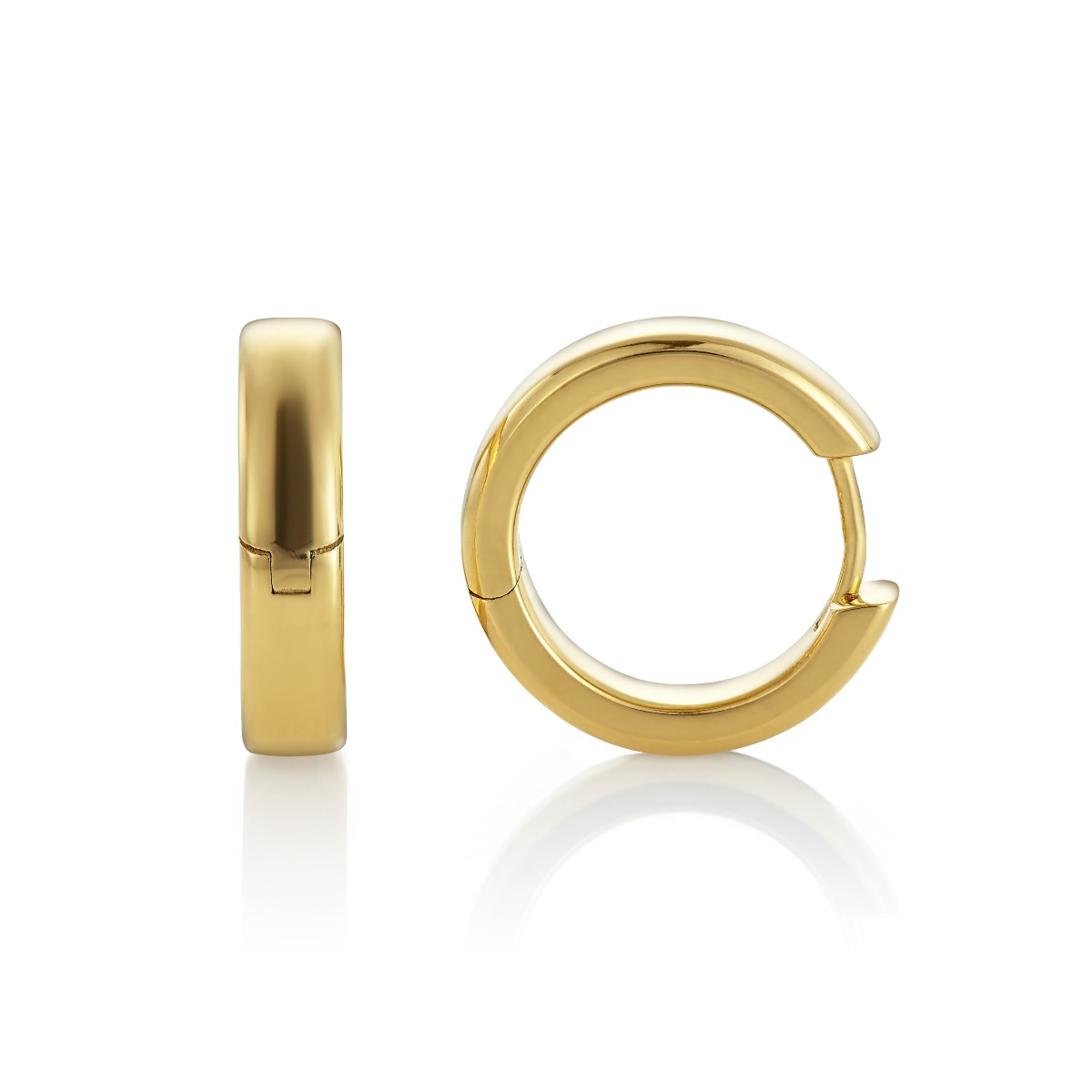 Camilla Pihl - Øreringer, Golden Hoops Chunky | David-Andersen